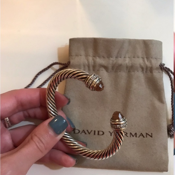 David Yurman 7mm Morganite bracelet - Picture 1 of 6